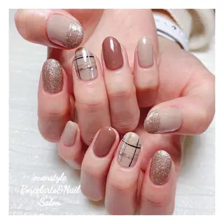 ミディアム ネイル 🐾enen style 🐾のネイルデザイン