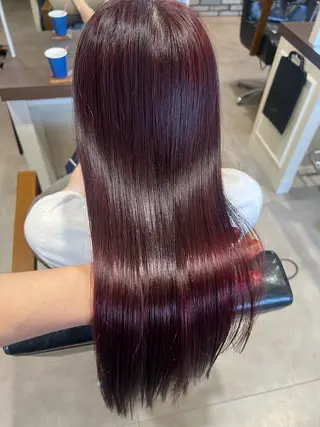 セミロング カラー メンズ レイヤー ウルフ 弓木啓輔のヘアスタイル