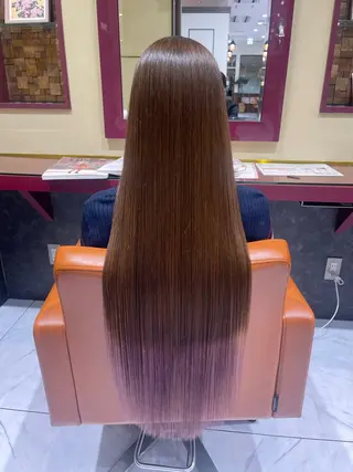 ロング カラー 森田 明日香のヘアスタイル
