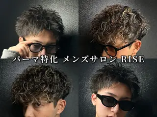 ショート カラー パーマ メンズ シュンヤ🔥メンズ パーマ特化🔥新小岩のヘアスタイル