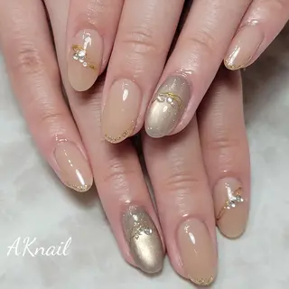 カラー ネイル&巻き爪サロン 　AKnailのネイルデザイン