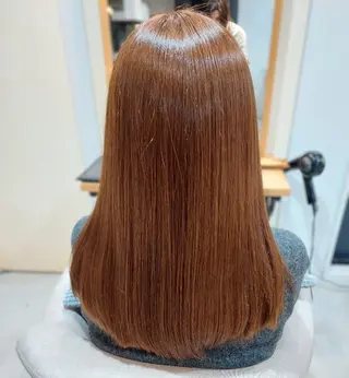 セミロング カラー Kazuma/大名/ ブリーチ、縮毛募集中のヘアスタイル
