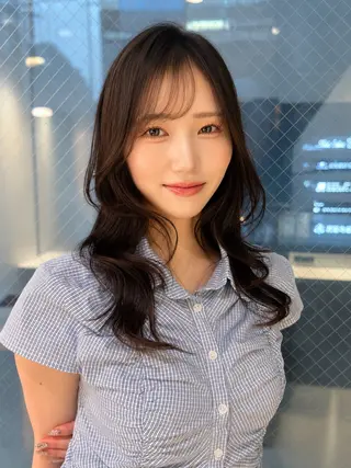 ロング レイヤーカット ショートYUKIのヘアスタイル