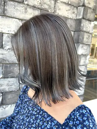ミディアム カラー ❤️千葉県代表❤️ 店長❤️柿本翔一朗のヘアスタイル