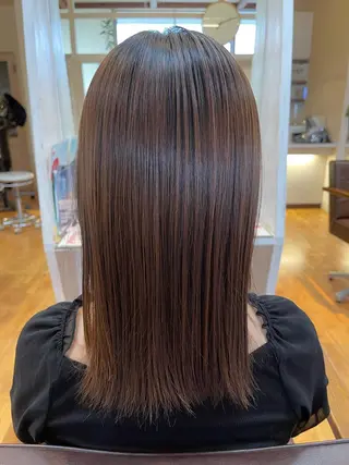 ロング 梶谷 和希のヘアスタイル