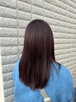 ロング カラー 大塚 しおりのヘアスタイル