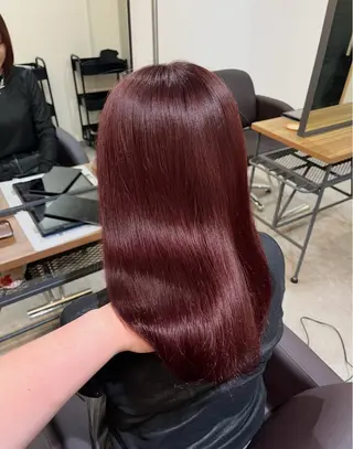 カラー 🎀韓国レイヤー/ 🫧透明感カラーのヘアスタイル