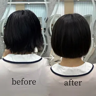 ショート カラー レイヤー🍀ボブ 浦和🍓YUIのヘアスタイル