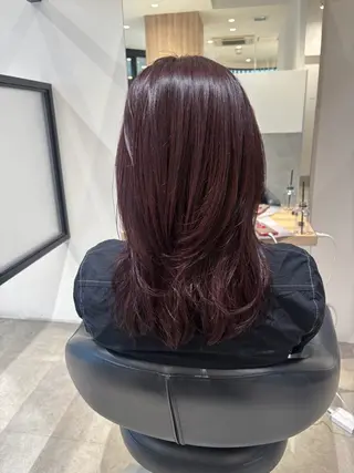 ミディアム カラー パーマ/ボブ/レイ ヤー💫SUZUKAのヘアスタイル