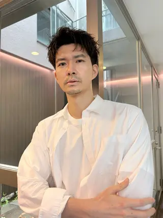 ショート パーマ メンズ 【メンズ縮毛矯正】 FILMS  軍司のヘアスタイル