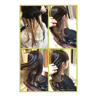 ロング カラー 100%髪質改善特化 TRUNSのヘアスタイル