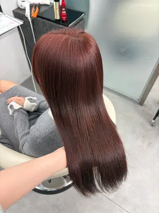 セミロング カラー 透明感カラー×顔周り mizuki🫧のヘアスタイル