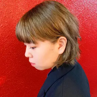 ショート カラー 中川 竜誠のヘアスタイル