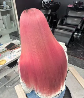 ロング カラー 💋色気ハイトーン 💋HARUKAのヘアスタイル