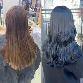ロング カラー レイヤーカット メンズカット坂本翔のヘアスタイル