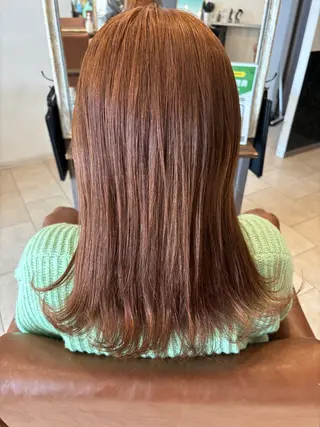 カラー 沖本 あやののヘアスタイル