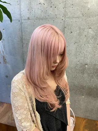 ロング カラー 🌈艶ハイトーン特化 🌈NOZOMUのヘアスタイル