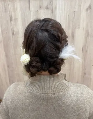 ヘアアレンジ ヘアメイクネイリスト hidemi中目黒のヘアスタイル