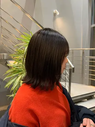 ミディアム カラー 西川 和のヘアスタイル