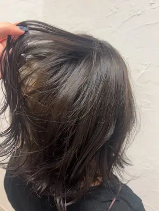 ミディアム カラー SiLO Yukinaのヘアスタイル