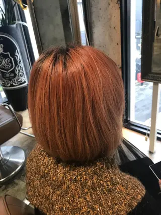 ショート カラー パーマ ヘアアレンジ メンズ キッズ ネイル マツエク・マツパ サロンドミルク 渋谷高比良のヘアスタイル