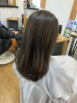 セミロング beleef守口店 reinaのヘアスタイル