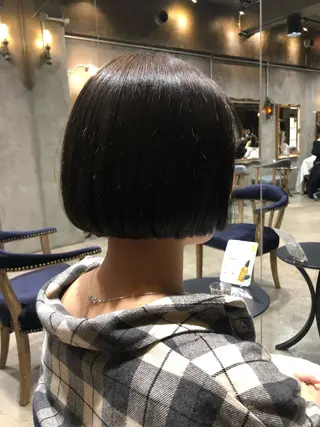 ショート 半個室サロン／韓国 ヘア‎Amiのヘアスタイル