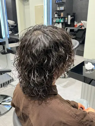 ミディアム パーマ メンズ メンズ特化SHION モテ髪作ります💎✨のヘアスタイル