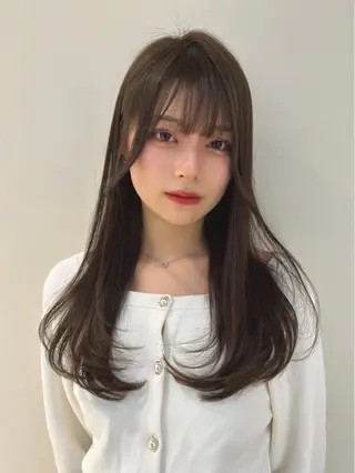 ロング 縮毛矯正特化 k-two土田陸登のヘアスタイル