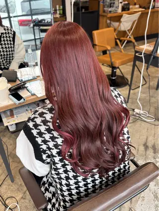 ロング カラー はっとり ななせのヘアスタイル