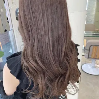 ミディアム カラー 透明感カラー/ レイヤー　YUKAのヘアスタイル