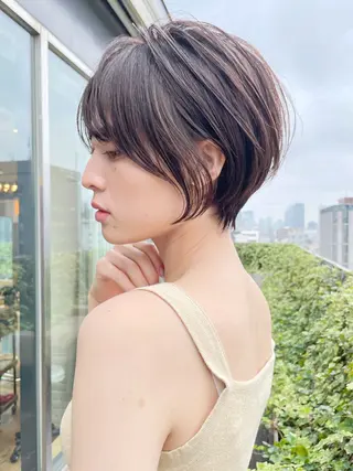 ショート 朝ラクが続くショート /銀座/絶壁解消若狭のヘアスタイル