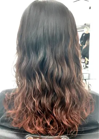 セミロング メンズ特化フェード パーマ小林裕史のヘアスタイル