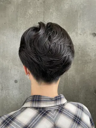 パーマ メンズ もりたみかこ 美容師お休み中のヘアスタイル