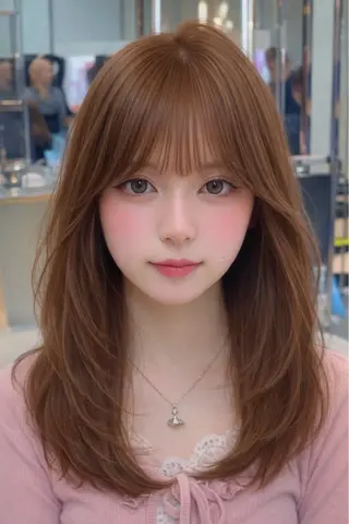 ミディアム カラー 【博多髪質改善】 吉村 清志のヘアスタイル