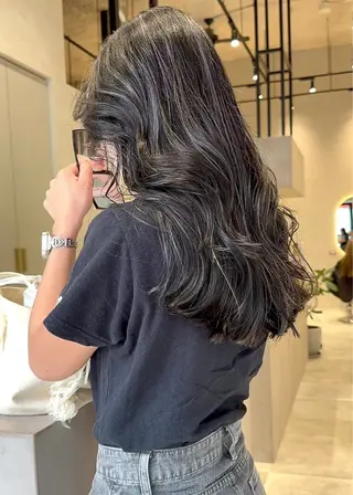 ロング 盛れるカットカラー DEAN豊橋店のヘアスタイル
