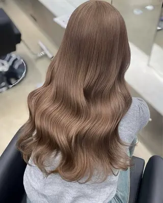 カラー ✨艶髪縮毛矯正✨ 艶カラー🌈牧野大耀のヘアスタイル