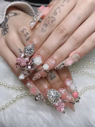 ネイル Sora nail 長さ出し専門店のネイルデザイン