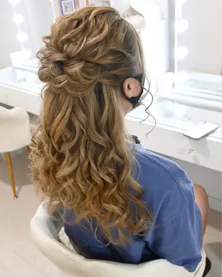 ヘアアレンジ 麻優 ヘアセットのヘアスタイル