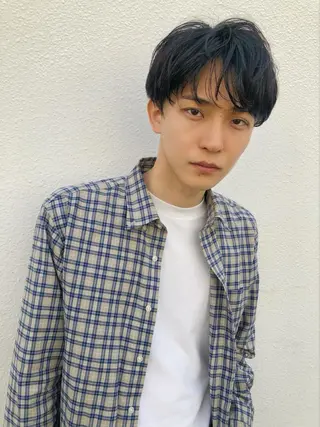 ショート メンズ🍃ナチュラル 韓国風ヘアRENのヘアスタイル