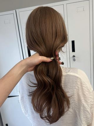 ロング カラー 💍モテる艶髪 透明感カラー💖のヘアスタイル