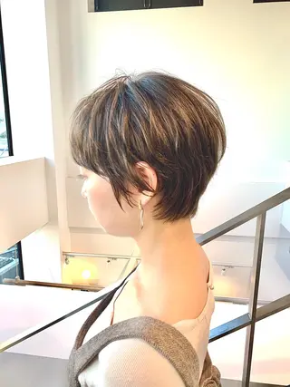 カラー 髪質改善カラー ショートボブ専門のヘアスタイル
