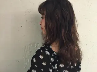 ロング カラー eri kinjoのヘアスタイル
