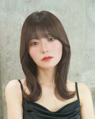 ミディアム 🔥コテ巻き風 ボブパーマ🔥のヘアスタイル