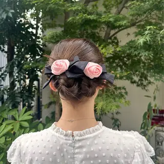 ヘアアレンジ Amelie あみのマツエク・マツパデザイン