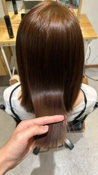 ミディアム 盛本 彩乃のヘアスタイル