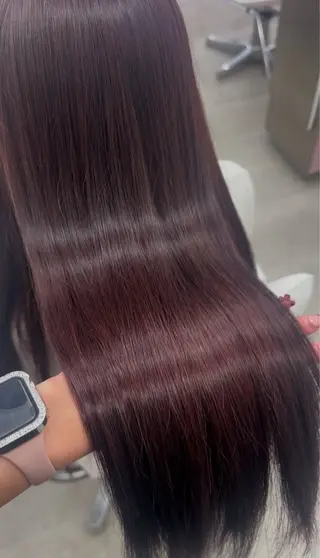 カラー minori🤎 韓国モテヘアのヘアスタイル
