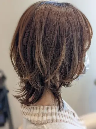 ミディアム カラー 【大人艶カラー🌿】 中畑リョウのヘアスタイル