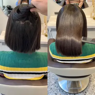ミディアム ショートボブ特化 美容師シュウのヘアスタイル