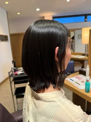 ミディアム 津田 幹太のヘアスタイル